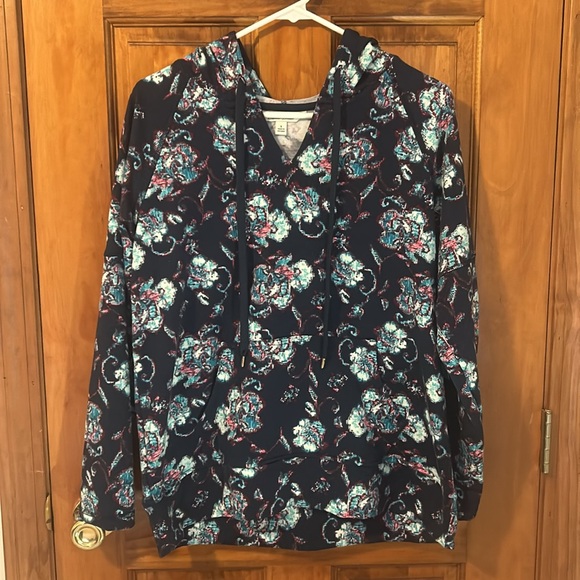 The Pioneer Woman Pull Over Floral Hoodie - Picture 2 of 8